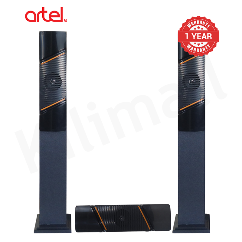 Artel AT-107T 3.1CH Multimedia Bluetooth Subwoofer Speaker, 20000W High Power Home Audio System Supports Bluetooth/USB/SD/FM Multi-Mode Playback, Remote Control Included, 1 Year Warranty.