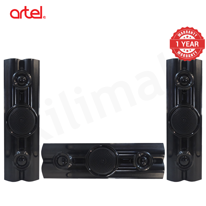 Artel AT-106 3.1CH Multimedia Bluetooth Subwoofer Speaker, 20000W High Power Home Audio System Supports Bluetooth/USB/SD/FM Multi-Mode Playback, Remote Control Included, 1 Year Warranty