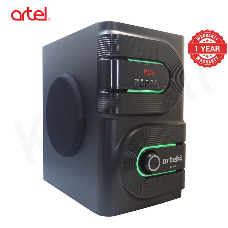 Artel AT-106 3.1CH Multimedia Bluetooth Subwoofer Speaker, 20000W High Power Home Audio System Supports Bluetooth/USB/SD/FM Multi-Mode Playback, Remote Control Included, 1 Year Warranty