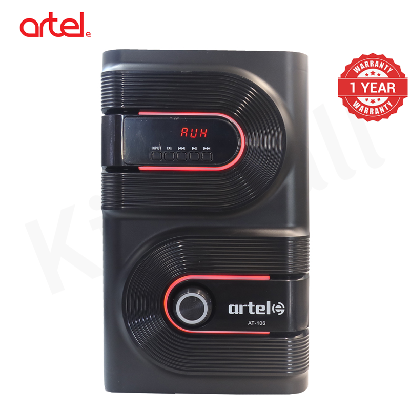 Artel AT-106 3.1CH Multimedia Bluetooth Subwoofer Speaker, 20000W High Power Home Audio System Supports Bluetooth/USB/SD/FM Multi-Mode Playback, Remote Control Included, 1 Year Warranty