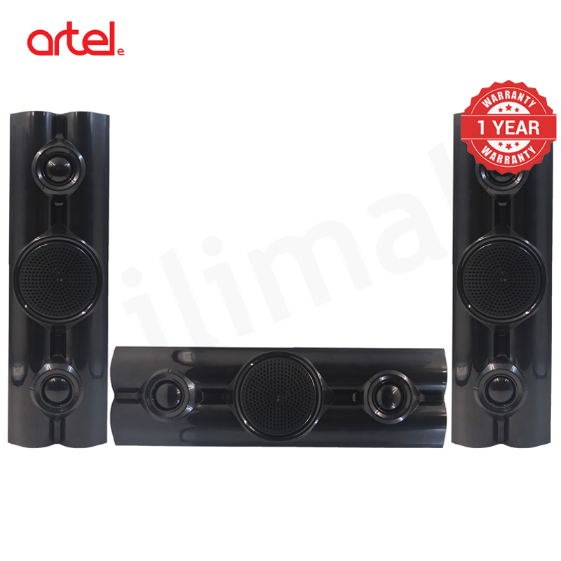 Artel AT-101 3.1CH Multimedia Bluetooth Subwoofer Speaker, 20000W PMPO High Power Home Audio System with Bluetooth/USB/SD/FM/AUX Multi-Mode Playback, RGB Light Effect, Remote Control 1 Year Warranty