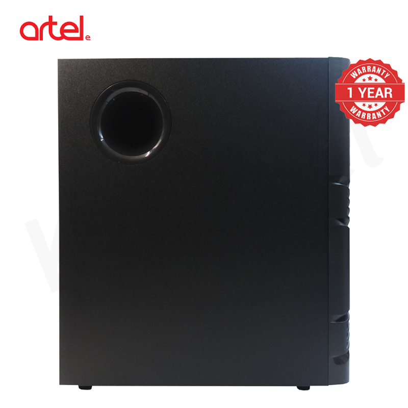 Artel AT-101 3.1CH Multimedia Bluetooth Subwoofer Speaker, 20000W PMPO High Power Home Audio System with Bluetooth/USB/SD/FM/AUX Multi-Mode Playback, RGB Light Effect, Remote Control 1 Year Warranty