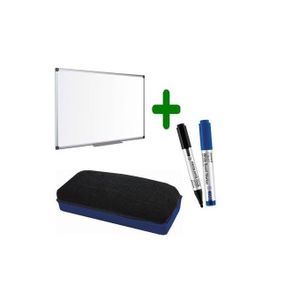 70cm x 100cm Dry Erasable Magnetic Whiteboard with 2 Whiteboard Makers and Eraser