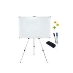 3ft  x 2ft Dry Erasable Magnetic Whiteboard With 1 Duster, 2 Marker Pens and Magnetic Smiley Face