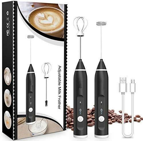New arrival !!! 2in1 whisk Rechargable coffee frother now available