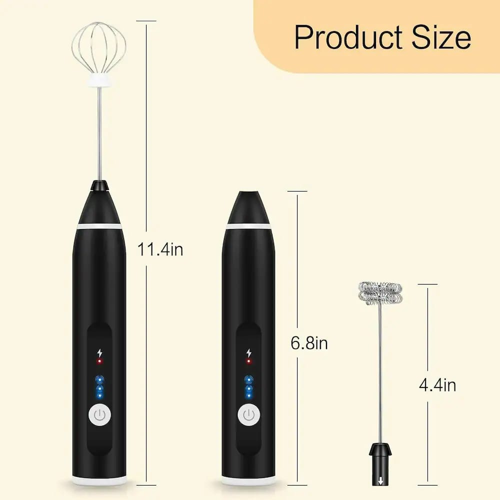 New arrival !!! 2in1 whisk Rechargable coffee frother now available