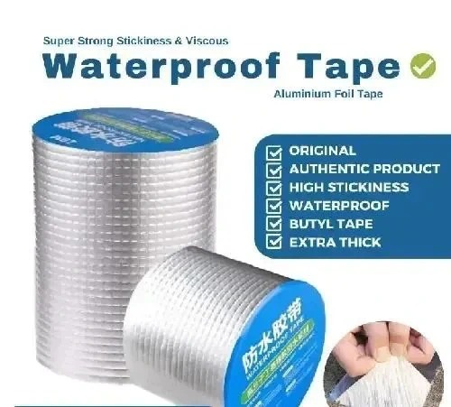 New arrivals💥❄ 🌪Water proof heat resistant tear resistant strong adhesive Butyl Tape ♦Size 5cm by 5M