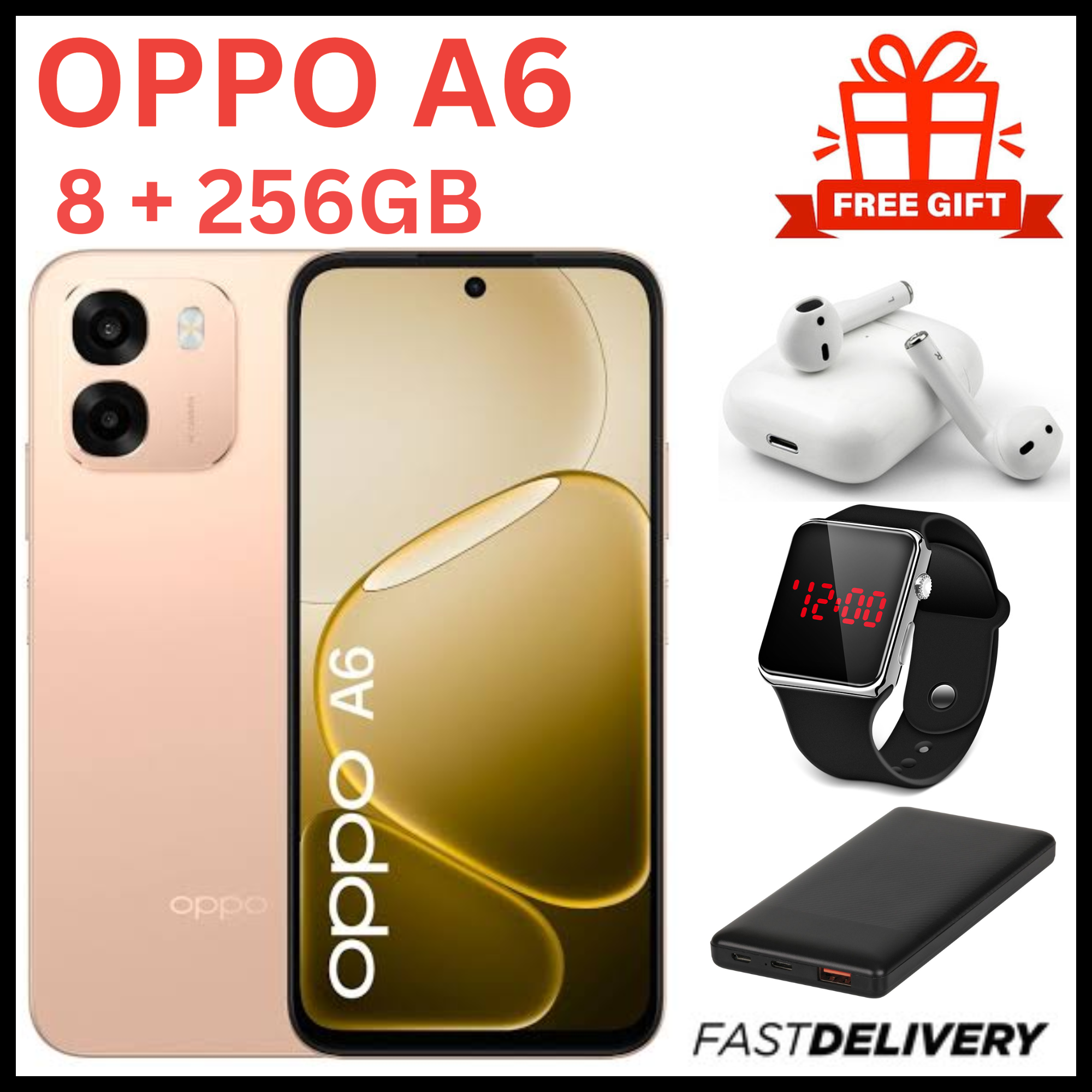 [NEW ARRIVALS] BRAND NEW OPPO A6 4G Massive 7,000 mAh battery, 45W SUPERVOOC Flash Charge,6.75-inch IPS LCD panel,120Hz, 6GB/8GB RAM + 256GB