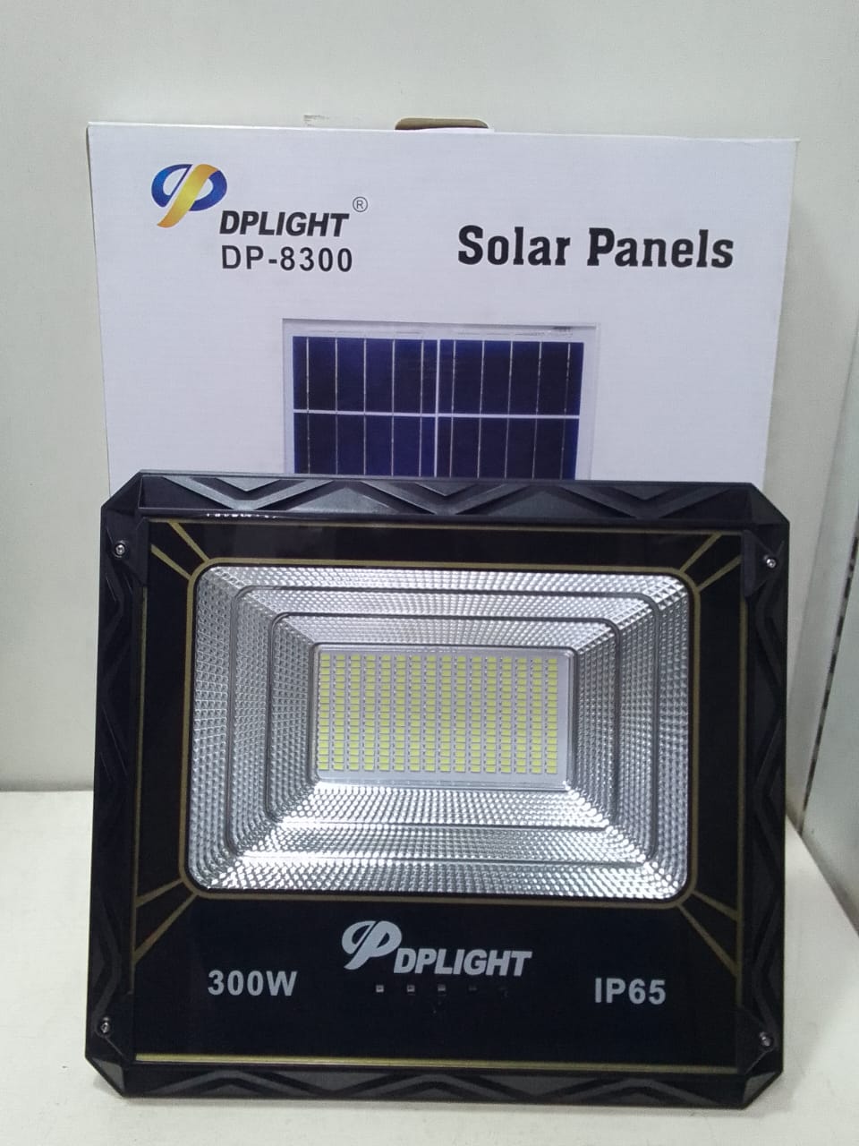 Dp Light 100W Solar Floodlight With Remote Control – DPLight DP-8200 IP65 Waterproof & Solar Panel Kit