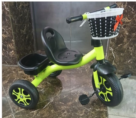 Durable Kids' Tricycle with Adjustable Seat and Safety Features – Perfect for Ages 2-6