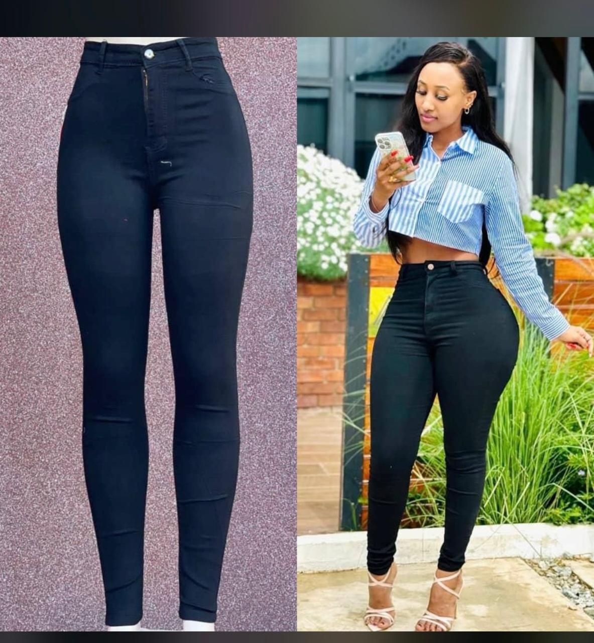 Women Skinny Jeans High Waist Stretch Denim Pants Trendy Elegant Office Wear Casual Streetwear Fashion Slim Fit Comfortable Stylish Ladies Trousers for Work Party Daily Wear Classic Blue Jeans