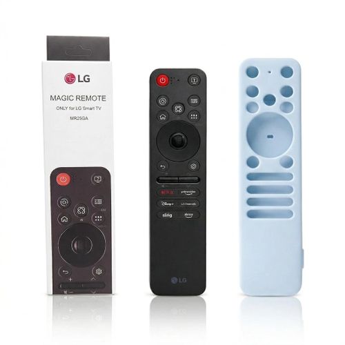 LG 2025 New Magic Replacement Remote AI, Pointer, Alexa Voice, Bluetooth with protective silicone cover (full coverage) - blue