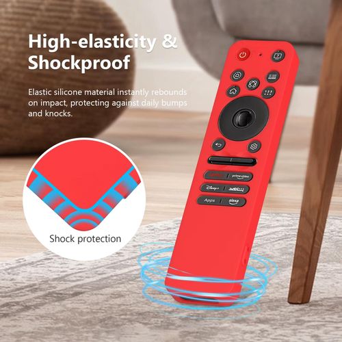 LG MR25GA 2025 New Magic Replacement Remote AI, Pointer, Alexa Voice, Bluetooth with cover - RED