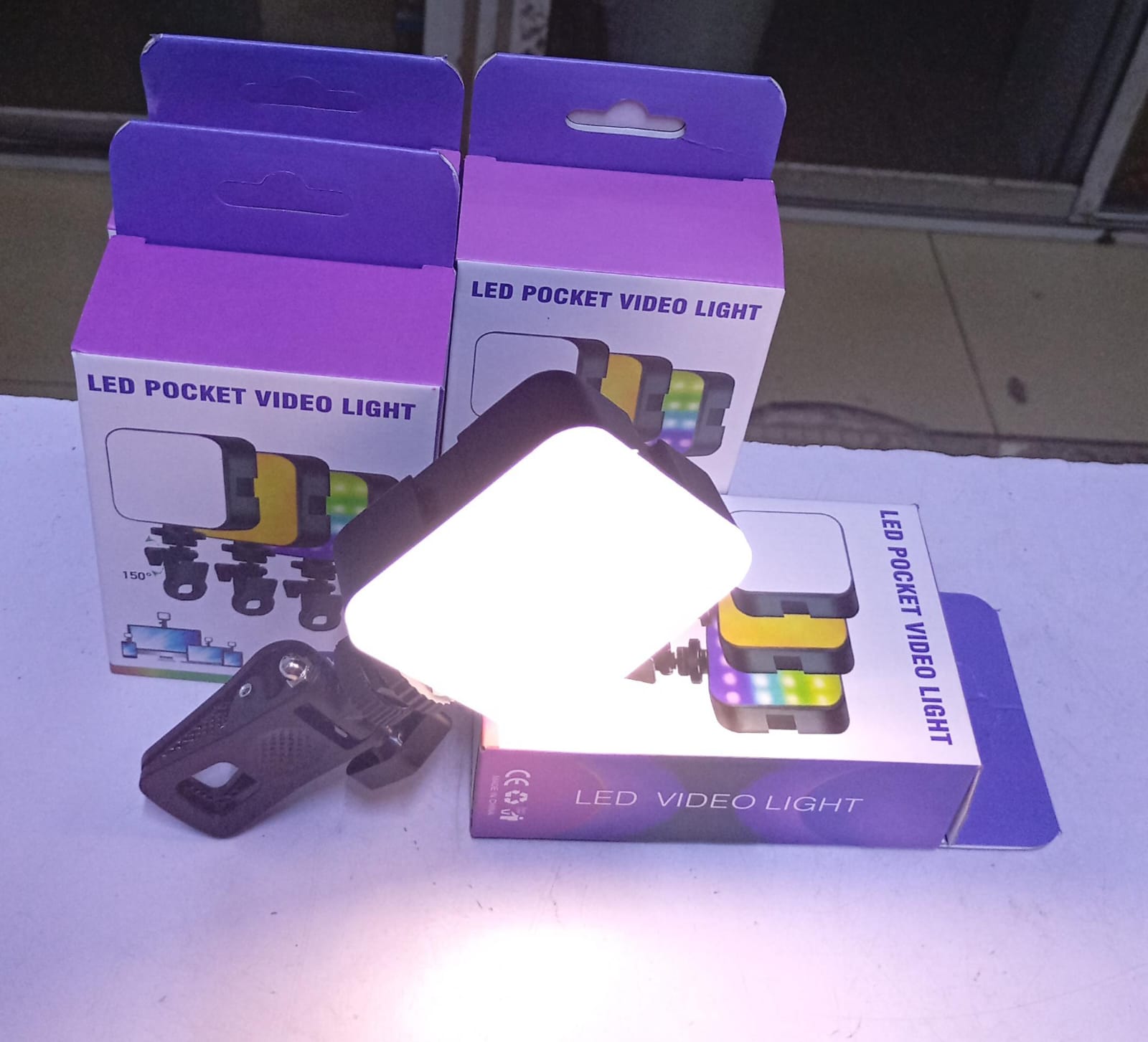 AY-83 LED Pocket Video Light – Portable 3 Color Modes Mini Fill Light for Photography & Video Shooting