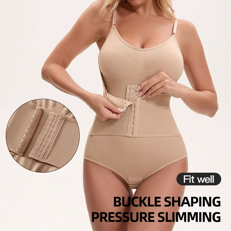 Jumpsuit Seamless Body Shaper for Women Tummy Control Bodysuit Waist Trainer Slimming Shapewear Women's Clothing Lingerie with Breast Pad