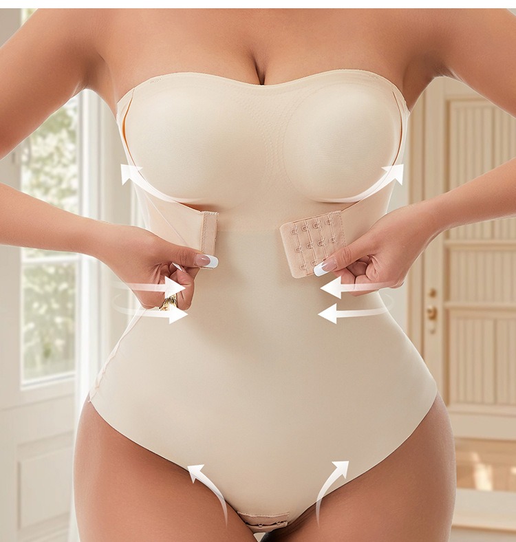 Seamless Body Shaper for Women Tummy Control Bodysuit Waist Trainer Slimming Shapewear Women's Clothing Lingerie