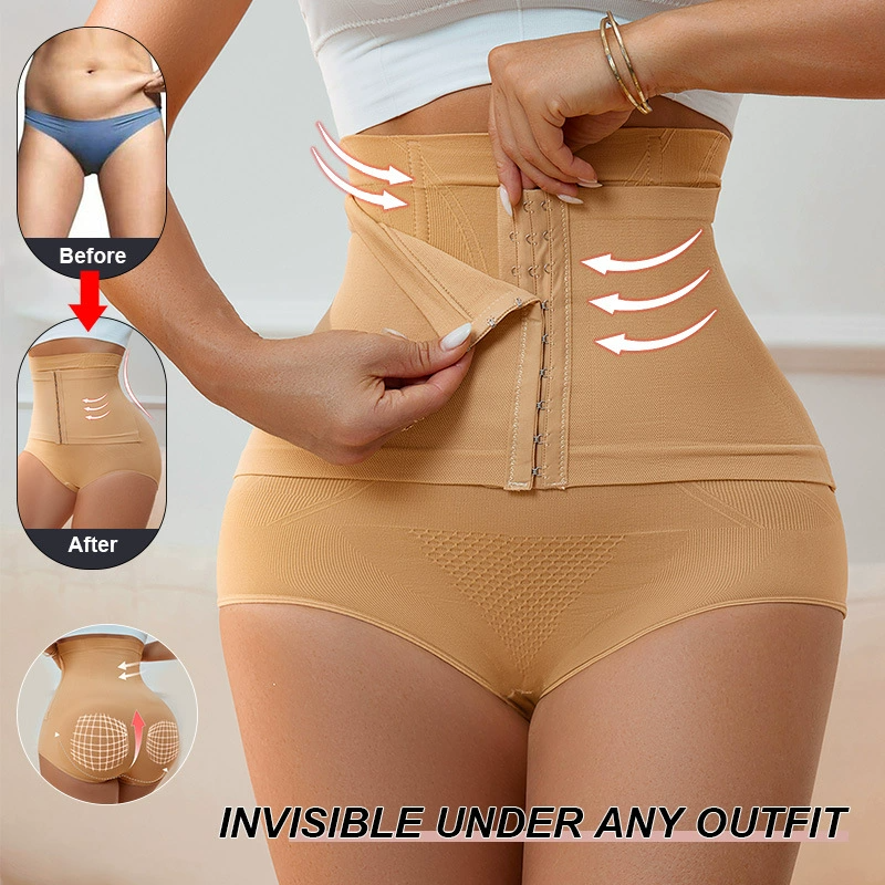 Women High Waist Tummy Control Panties Seamless Shapewear Butt Lifter Slimming Underwear Body Shaper Briefs Women's Clothing Lingerie