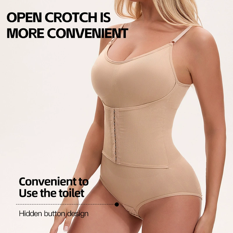 Jumpsuit Seamless Body Shaper for Women Tummy Control Bodysuit Waist Trainer Slimming Shapewear Women's Clothing Lingerie with Breast Pad