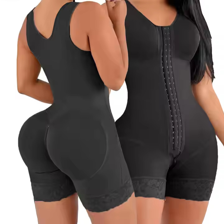 Body Shaper for Women Tummy Control Full Body Shaper Butt Lifter with Zipper Crotch Clothes Women's Clothing Lingerie Shapewear Bodysuit High Quality