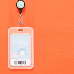 2Pcs Double-Sided Transparent ID Card Holder with Retractable Lanyard, 2-Card Capacity, Easy Access Badge Holder for Student ID, Bus Card, Meal Card & Access Card  Business Card Holders Card Case