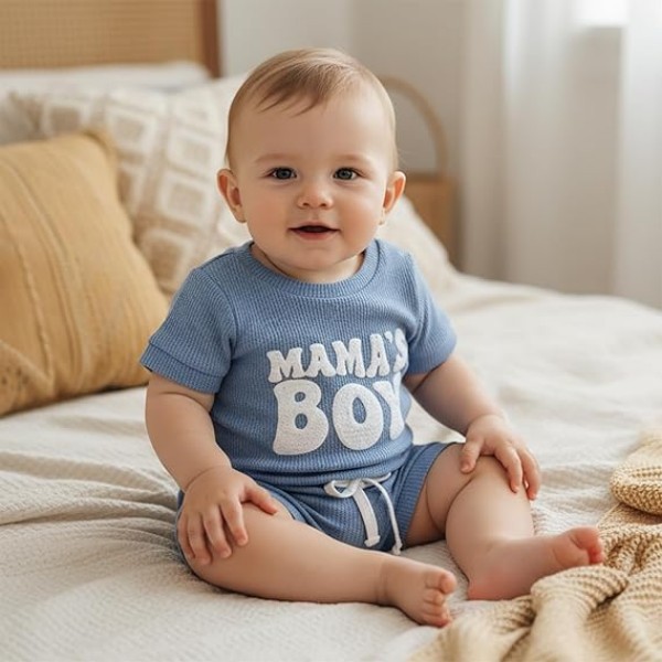 Two-piece sets for boys and girls, infant clothing, baby apparel, newborn garments, toddler clothing, baby outfits, baby accessories, newborn items. Top, hat.