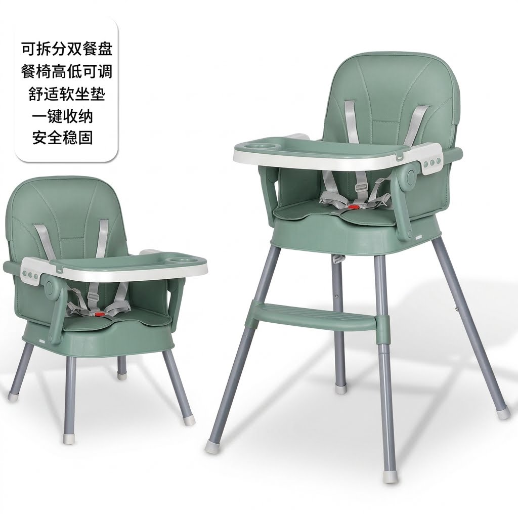 3 in 1 feeding chair with cushion