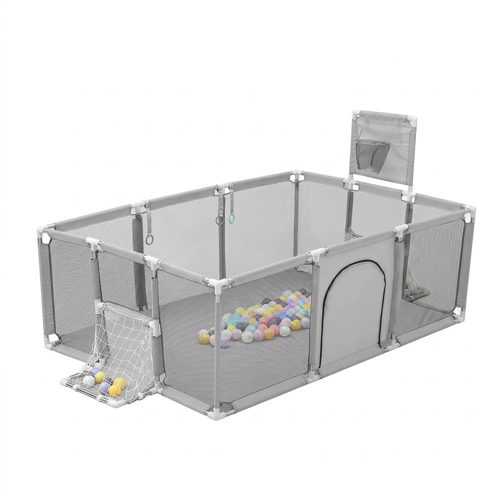 Share this product



Baby Activity Center Playpen Fence with 30 Soft Balls – Safe Play Space