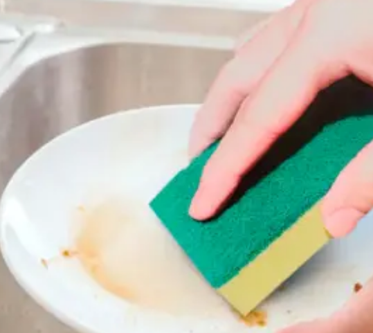 2 pieces dish washing sponges Super foam detergent Kitchen Cleaning Wipe Magic Mop Scouring Pad Kitchen Dish Brush