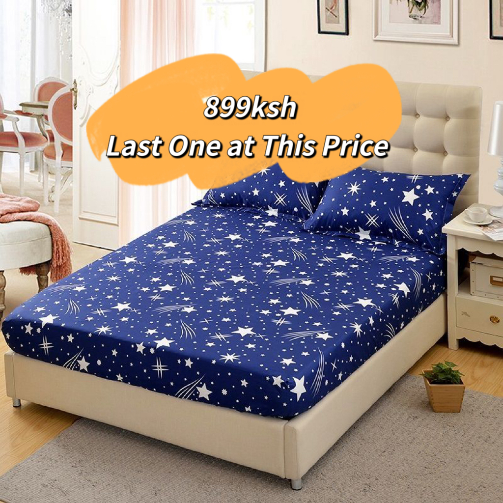 Last One at This Price! Breathable Fitted Sheet Mattress Cover Mattress Protector Non-slip Single Piece Skin-friendly New Style - Price Goes Up After This Sells!