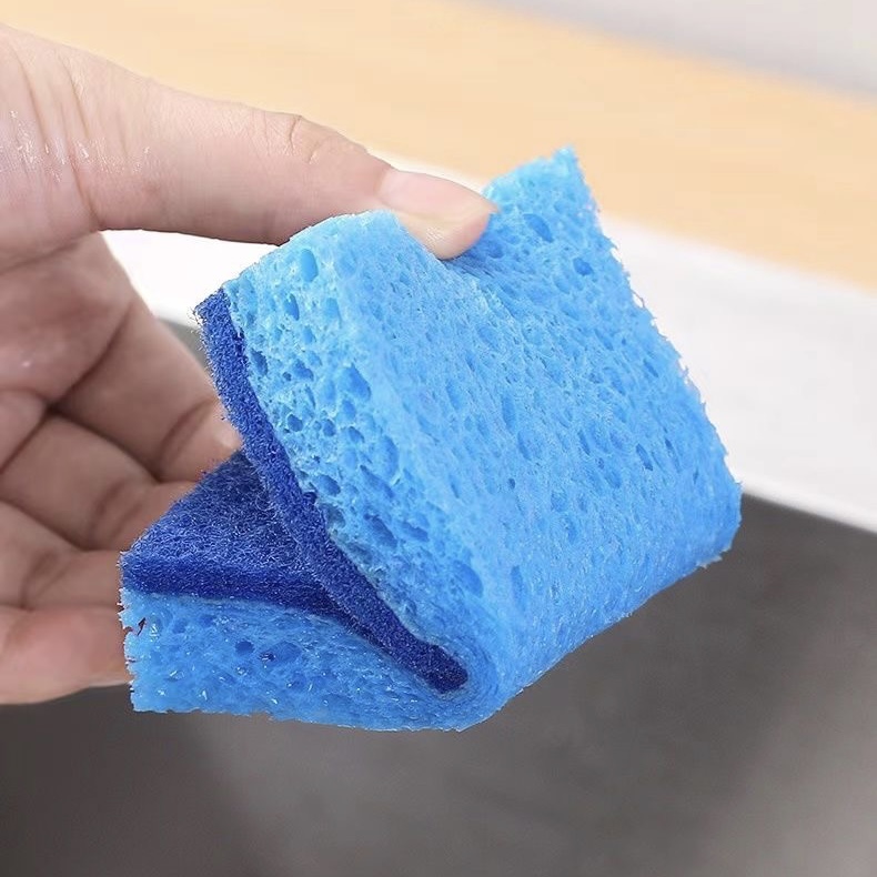 2 pieces dish washing sponges Super foam detergent Kitchen Cleaning Wipe Magic Mop Scouring Pad Kitchen Dish Brush