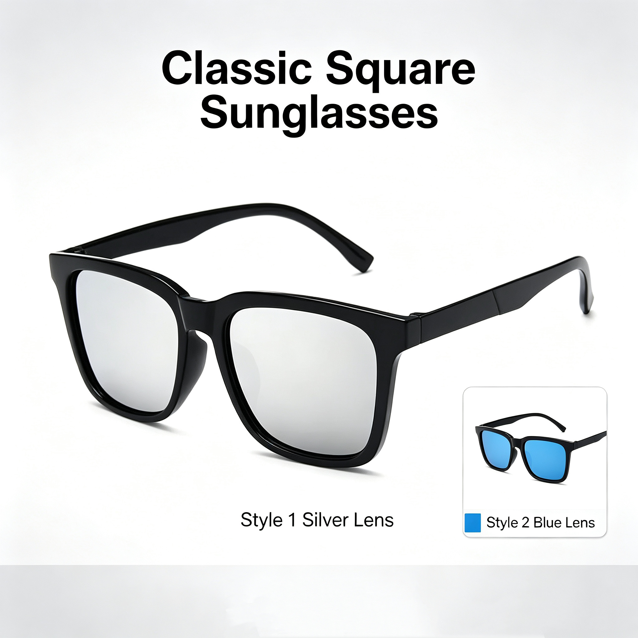 Polarized Sunglasses Men Women, UV400 Protection Classic Retro Vintage Shades for Driving Outdoor Travel, Trending Eyewear Gift