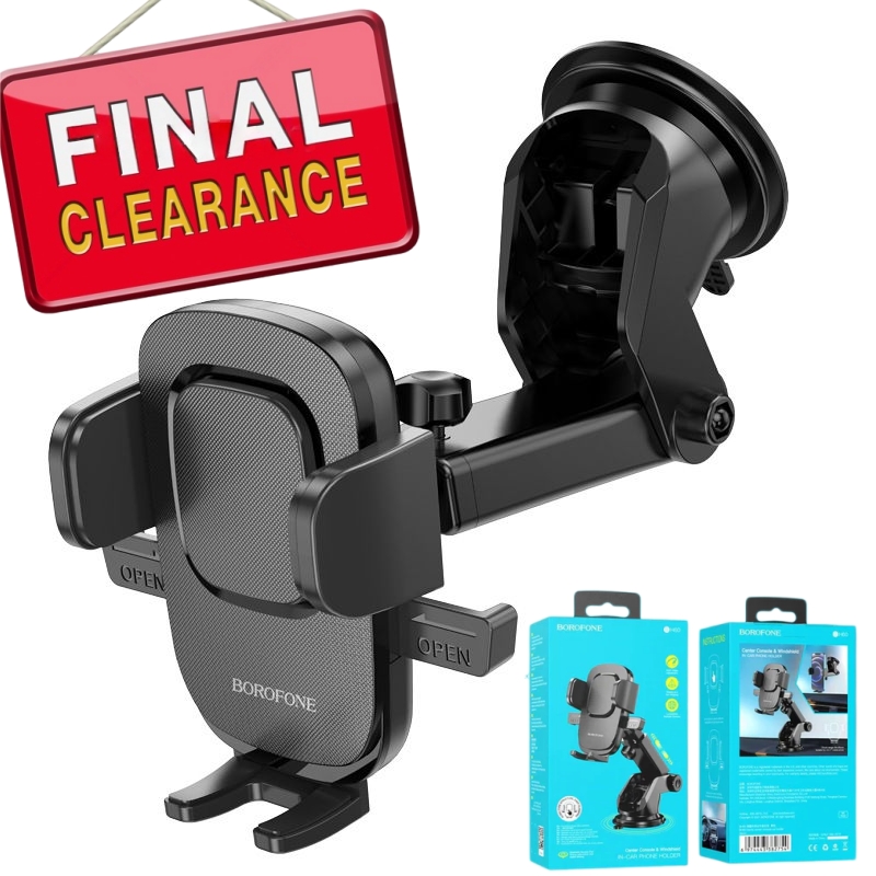 Phone Holders for Your Car, [Thick Case & Heavy Phone Friendly] Hands Free Cell Phone Car Mount, Car Phone Holder Dashboard Windshield Fit for All Smartphones