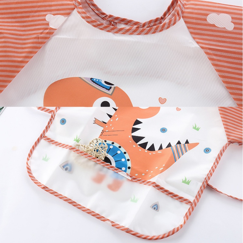 Baby Clothes Baby Waterproof Cover Color Printed One Size Fits All Boys And Girls Universal Children's Bib QSROCIO