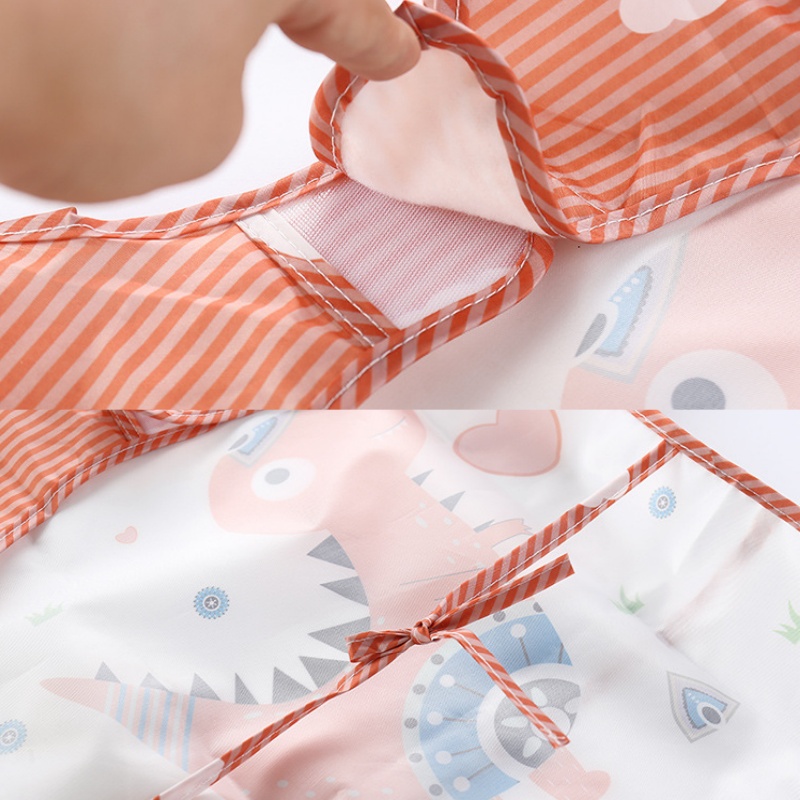 Baby Clothes Baby Waterproof Cover Color Printed One Size Fits All Boys And Girls Universal Children's Bib QSROCIO