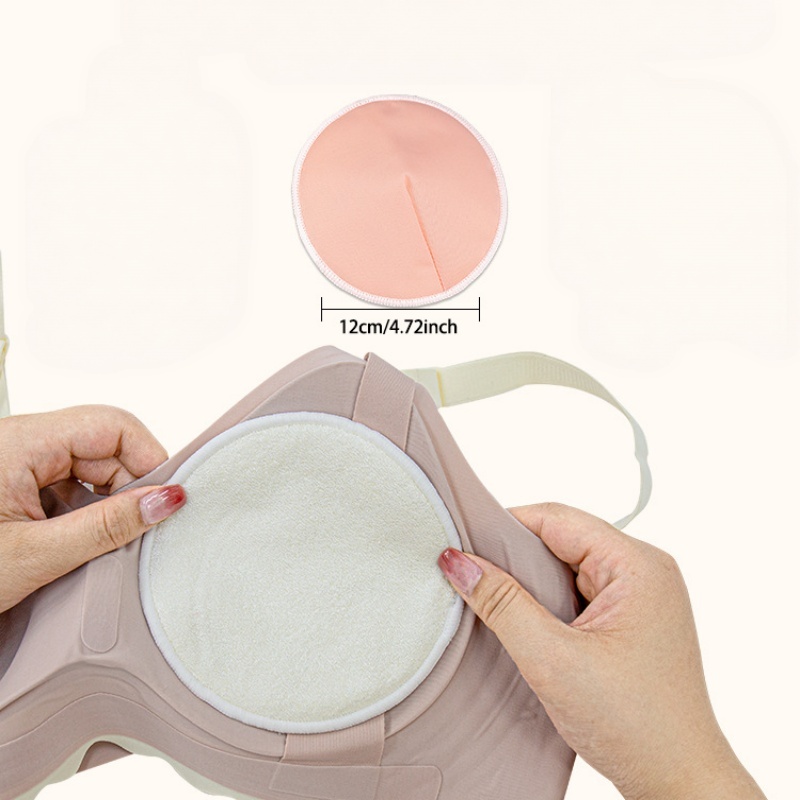 2pcs Nursing Pads Comfortable Breathable And Washable Nipple Patch For Postpartum Breastfeeding With Overflow Pads Breastfeeding QSROCIO