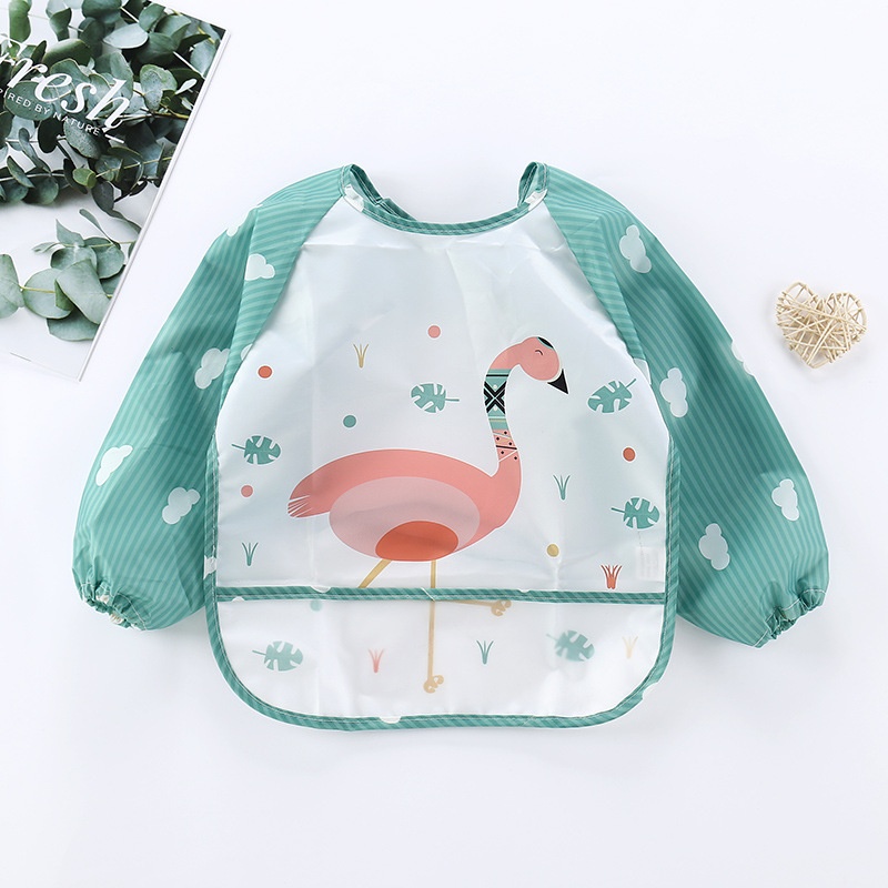 Baby Clothes Baby Waterproof Cover Color Printed One Size Fits All Boys And Girls Universal Children's Bib QSROCIO
