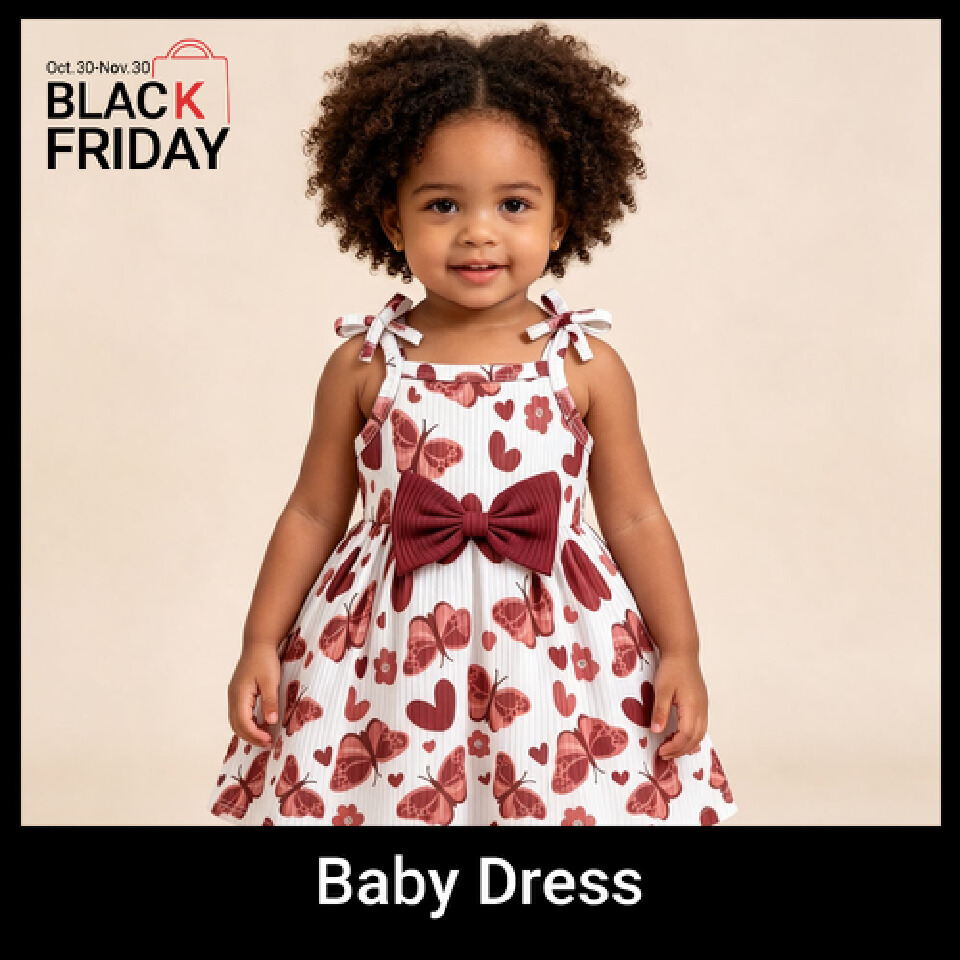 Girl Baby Dresses Wine Red Printed Sleeveless Cute Strap Dress Baby Girl High Elasticity Comfortable Breathable QSROCIO