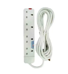 Sundabests Power King Heavy Duty 4-way Power/Socket Extension Cable Charging Outlet extension cable