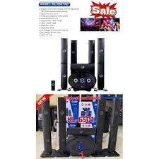 📻 (NEW) AILIPU KL-6501AD 5.1-Channel AC/DC Home Theatre System 🔊 | 6.5-Inch Subwoofer 🎶 | 4 Tall-Boy Speakers | Bluetooth, & FM | Remote Control | Powerful Surround Sound 🏠