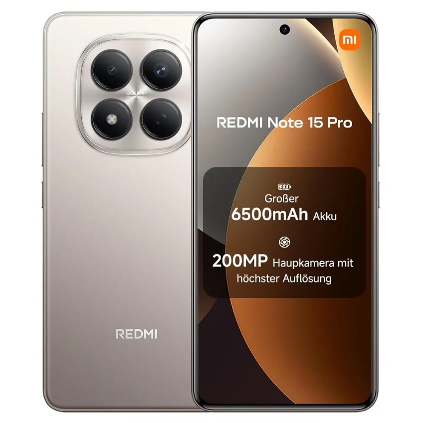[PRICE DROP🔥🔥] XIAOMI Redmi Note 15 Pro 256GB+16(8+8)GB 120Hz AMOLED 3D Curved Display Dual SIM (200MP+8MP) Camera 32MP Selfie 65000mAh 45W Hyper Charging Under-Display Fingerprint IP65 Smartphone