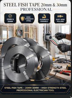 30 mm Sealing Tape - Designed to help electricians and technicians guide electrical wires and cables through conduits, pipes and other enclosed spaces.