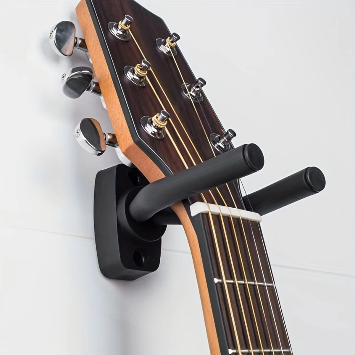 1Pcs Wall Mount Guitar Hanger Hook Non-slip Holder Stand for Acoustic Guitar Ukulele Violin Bass Guitar Parts Instrument Accessories