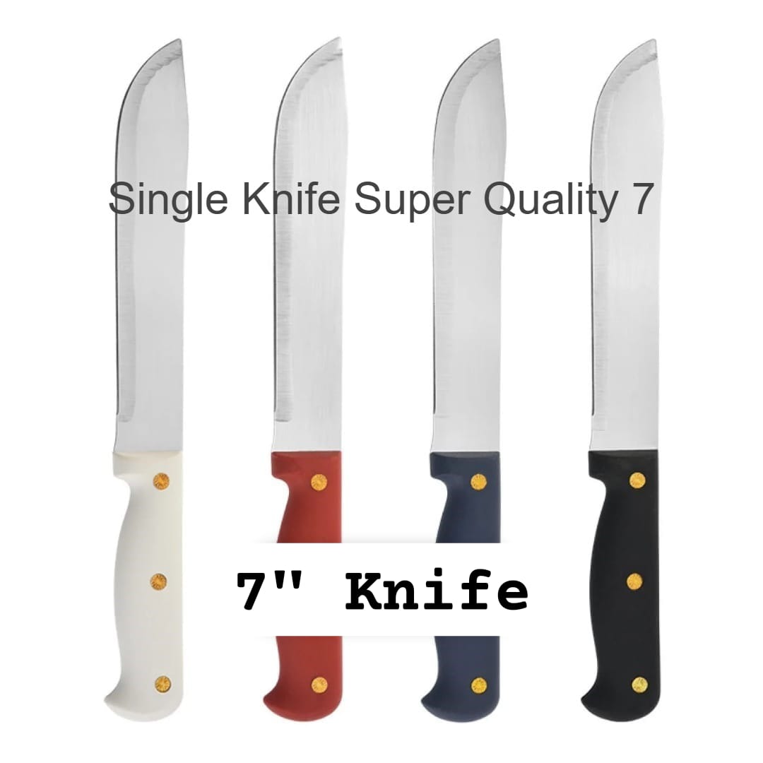 2PCS Stainless Steel 7 inches Kitchen Knife – High Carbon Utility Chef Knife for Chopping, Slicing & Dicing (Multipurpose)