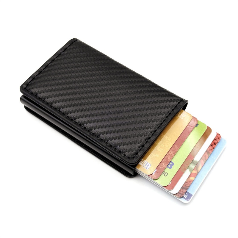 Business Card Holders Card Bag Anti-Theft Brush Multi Fold Partition Storage Card Bag With Multiple Colors To Choose From Protecting Fund Security