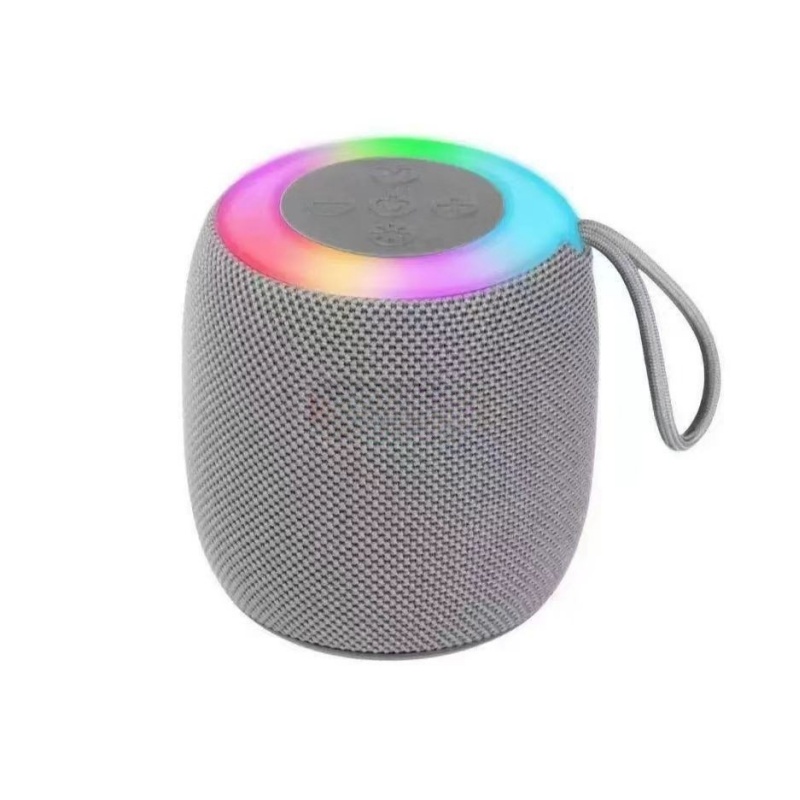 Wireless Bluetooth Speaker With Colorful Ambient Light Ortable Speakers Mini Portable Speaker Fabric Subwoofer Perfect Choice For Holiday Gifts QSROCIO