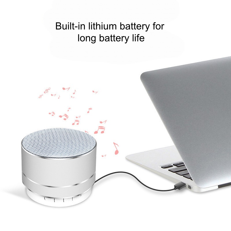 A10 Bluetooth Speaker Portable Speakers Mini Portable Bluetooth Speaker Wireless Cannon Speaker Outdoor Speaker Perfect Holiday Gift QSROCIO
