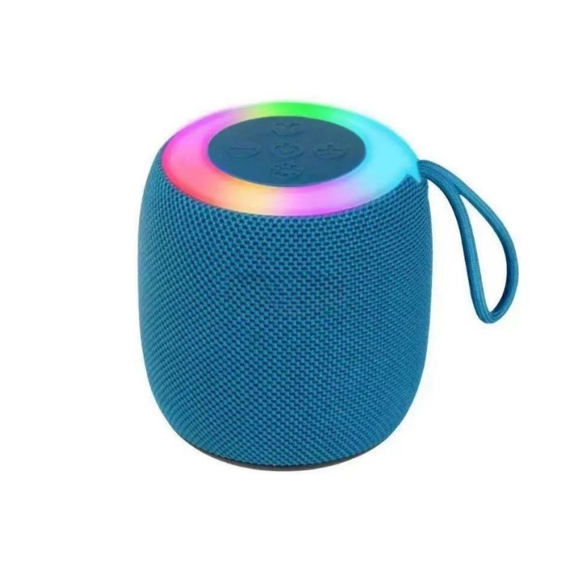 Wireless Bluetooth Speaker With Colorful Ambient Light Ortable Speakers Mini Portable Speaker Fabric Subwoofer Perfect Choice For Holiday Gifts QSROCIO
