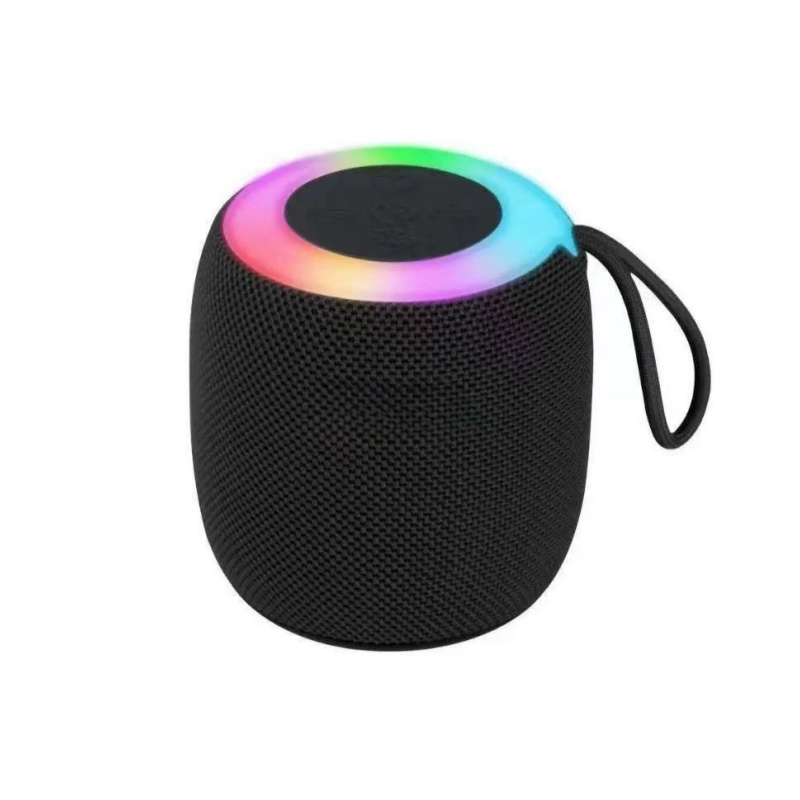 Wireless Bluetooth Speaker With Colorful Ambient Light Ortable Speakers Mini Portable Speaker Fabric Subwoofer Perfect Choice For Holiday Gifts QSROCIO