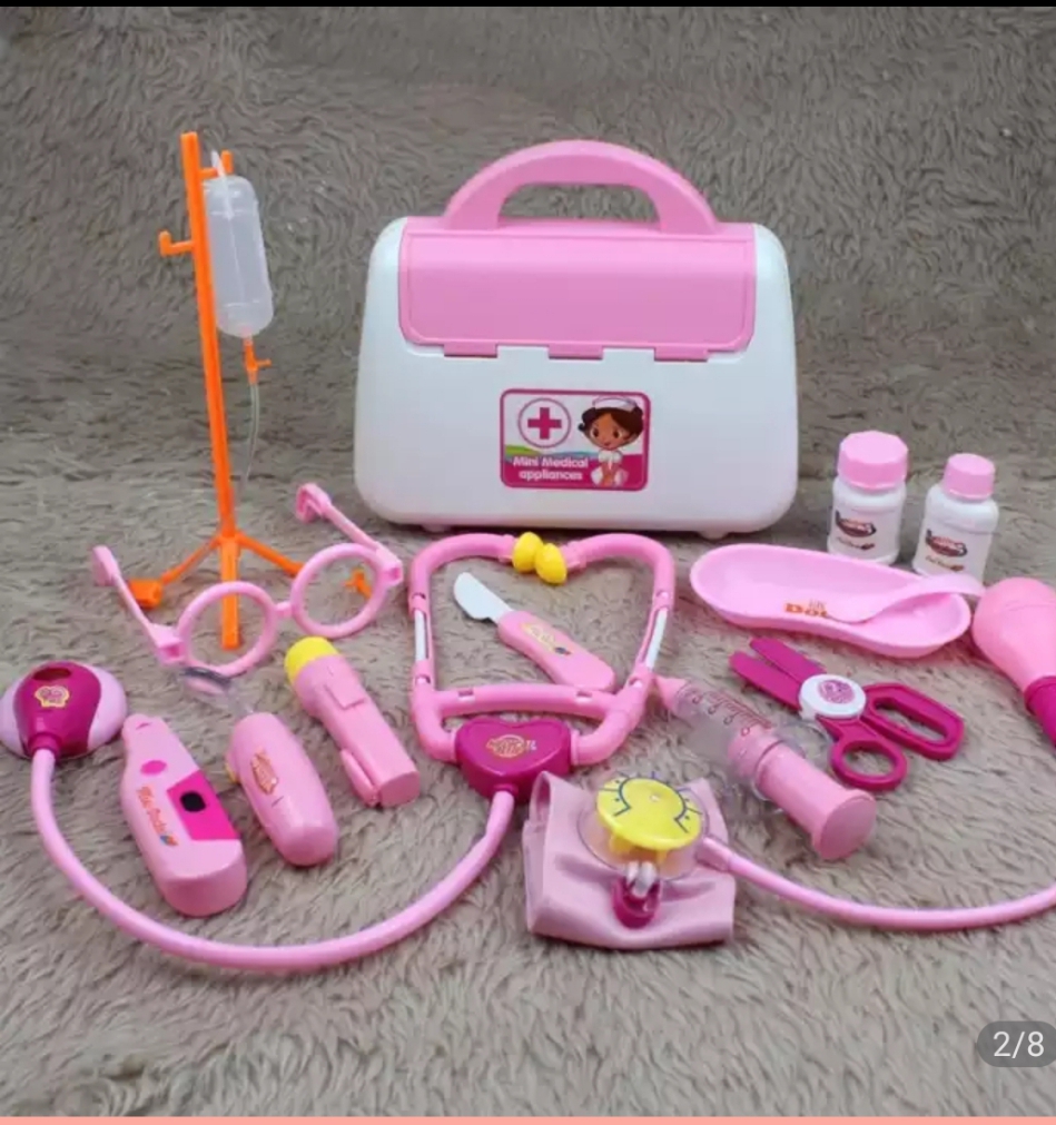 17-Piece Kids Doctor Pretend Play Medical Kit