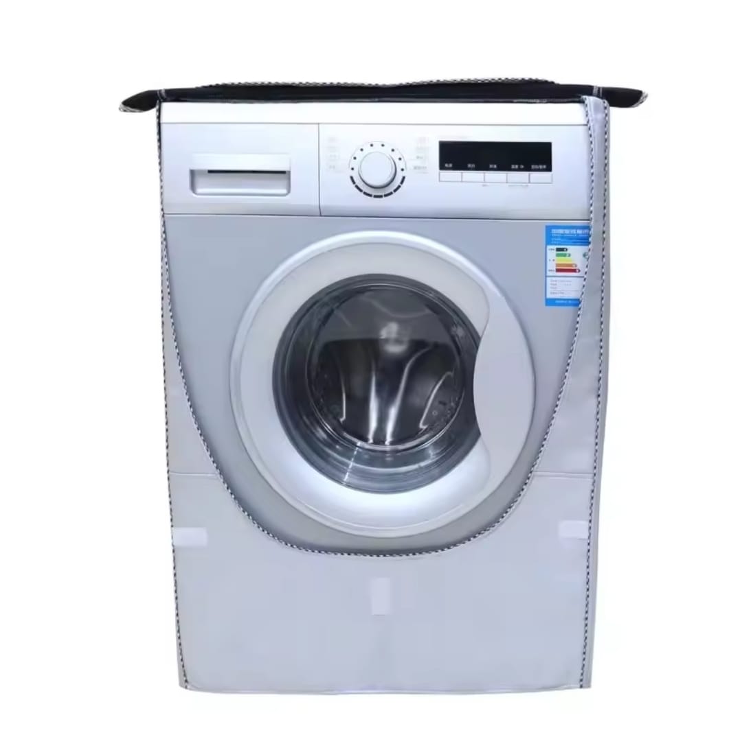 Premium Waterproof Front Load Washing Machine Cover – Dustproof, Scratch Resistant & Anti-Water Protective Cover for Automatic Washing Machine, Durable Home Appliance Protection Cover for Laundry Room